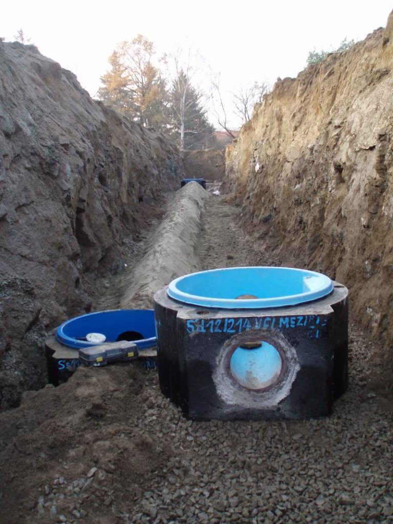 Infrastruktura ( kanalizace),  Lokalita Zelený kout, Velké Meziříčí